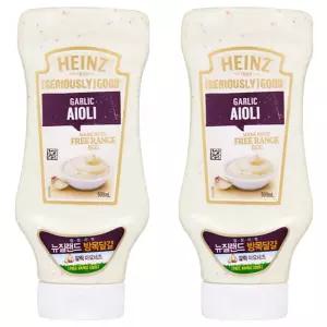 (1+1) 하인즈 굿 갈릭 아이올리 마요네즈, 500ml, 2개 2Set
