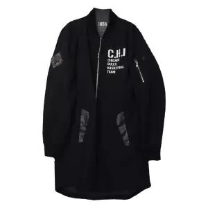 엔비에이 프린팅 블랙 코트 L
