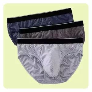 남자 여름 통풍 쿨팬티 시원한 편한 삼각 메쉬 팬티