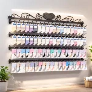 폰케이스 진열대 휴대폰 고리 액세서리 양말 거치대 벽걸이 벽선반 로고 제작