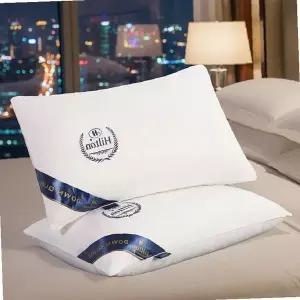 호텔식 극세사 충전재 숙면 경추 베개 침구 침실 수면 목 지지 쿠션 두개입