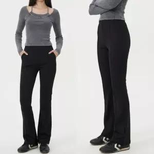 여자 하이웨이스트 부츠컷 슬림 데일리 팬츠