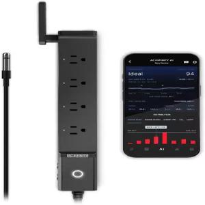 AC 인피니티 아울렛 AI 환경 컨트롤러 스마트 WiFi 전원 스트립 듀얼 존 온도 습도 개별 제어 4 플러그