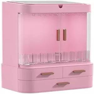 앤커스 심플 화장품 보관 및 마감 박스 메이크업 미러 통합 방진 가정용 드레싱 데스크톱 랙 사이즈