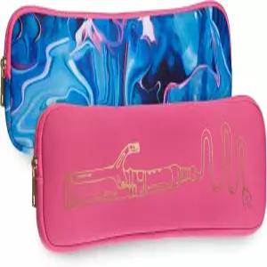 스타일리시한 디자인 내열성 및 손세탁이 가능한 네오프렌 헤어 스타일링 도구 케이스 블루 마블