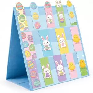 파시토 북마크 디스플레이 스탠드 양면 휴대용 홀더 공예 박람회용 블루 데스크톱 랙 봄 시장 벤더 부스