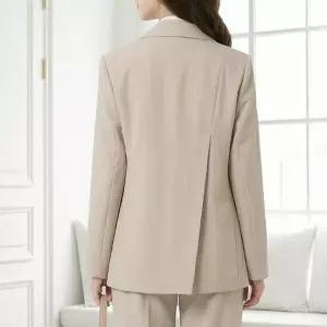 [다잇템] 여성 트라이앵글 주머니 봄가을 빅사이즈 클래식 자켓