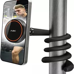 용 A2C 유연 구스넥 휴대폰 홀더 러닝머신 펠로톤용 롱암 체육관 마그네틱 휴대용 피트니스 홈 액세서리