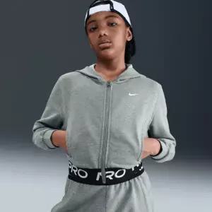 나이키키즈후드집업 SQJ HQ9312-091 프로 플리스 주니어(여아) 드라이 핏 풀집 후디