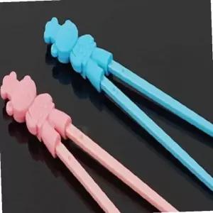 유아 어린이 훈련용 젓가락 연습 실리콘 학습 식사 도구 보조