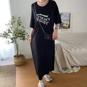 [하프클럽/] 스토어찰랑하프롱원피스 RAU357M604 빅사이즈