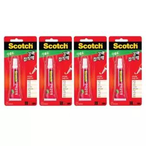 [오피스온] 3M 다용도 강력접착제 15ml X 4개세트 (AD6004S)