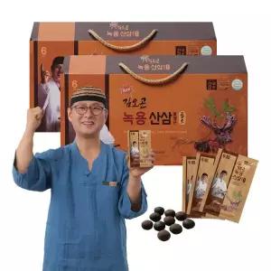 더진한 김오곤원장 녹용 산삼 배양근 골드 국내산 6년근 홍삼 녹용 농축액 60포 + 침향환10환