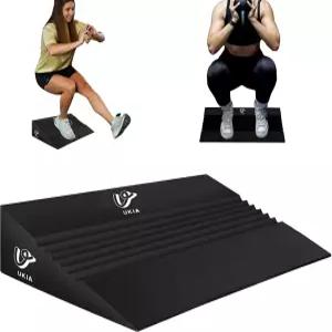 스쿼트용 UKIA 슬랜트 보드 종아리 스트레칭용 웨지 운동 능력 향상을 위한 발가락 역도 장비에 무릎을