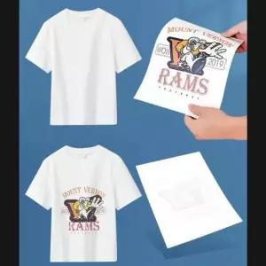 티셔츠인쇄 티셔츠 열전사지 포토용지 열전달 의류용지 잉크젯 전용 A4 100매