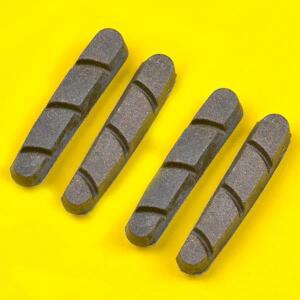 탄소 섬유 바퀴 림 자전거 브레이크 패드에 타입 4PCS 우측 좌측 도로