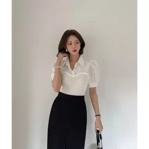 [다바걸]보넬뷔스티에블라우스