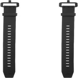 2개의 실리콘 타이 다운 스트랩 35cm/14인치 다용도 내마모성 고정 수하물 바인딩 야외 장비 분류를 위한