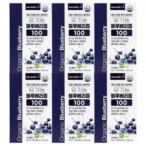 내츄럴플러스 유기농 블루베리즙 100 20g x 15포 6개 / 써클