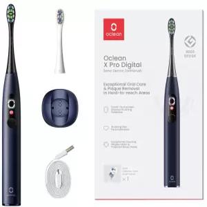 오클린 Oclean X Pro Digital 음파 전동칫솔 스마트 터치스크린 APP연동 칫솔모 2개 포함