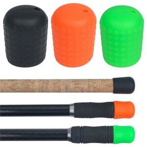 호환 3Pcs 낚싯대 엉덩이 쿠션 낚시대 보호대 커버 슬리브 낚싯대 보호 케이스 캡 엔드로드 홀더 낚시 태클
