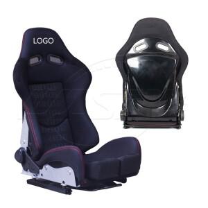 고품질 유리 섬유 신부 범용 조절식 버킷 카 레이싱 시트 (슬라이더 포함)
