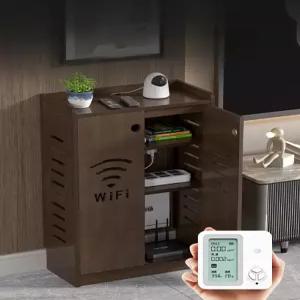 모뎀보관함 와이파이 숨기기 정리함 50x70x25cm 모던 셋탑박스 케이스 사용자 수납