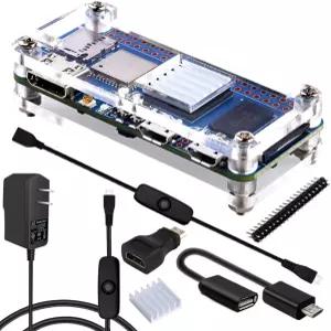 GeekPi 바나나 파이 BPI-M2 제로 Allwinner H3 CPU 52M RAM 탑재 WiFi 및 블루투스 릴 케이스 히트싱크