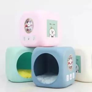 [JED] 강아지집 강아지 하우스 파스텔블루개집 강아지소파