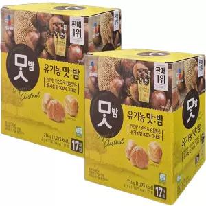 CJ 유기농 맛밤 42g x 17개 코스트코 영양간식 714g, 2개 X 17pk 956790 , 1개입