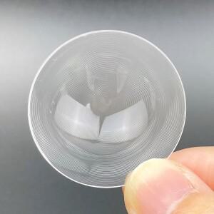 라운드 프레넬 렌즈 스레드 콘덴서 동심 광학 LED 스포트라이트 DIY 프로젝터 VR용, 30mm, 42mm, 80mm