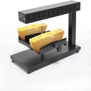 쿠텐 라클렛 치즈 멜터 상업용 전기 2 싱크 휠 메이커 다기능 워머 기계 높이 및 각도 조절 가능 듀얼