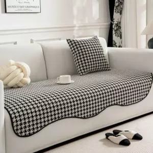 체크 소파패드 모던 격자 쇼파커버 심플 포인트 워셔블 사각 감성 패브릭 커버