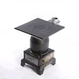 옛날 주물 화목난로 갈탄 장작 소각 펜션 캠핑 나무