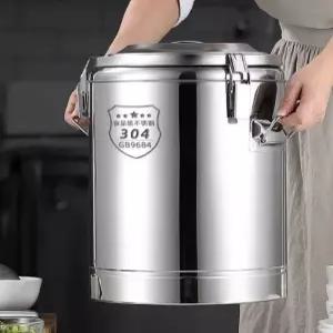 급식용 보온통 이중 스테인리스 업소용 국통 포트 대형 보냉 주방용품