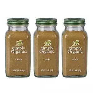 심플리 그라운드 커민 씨드 2.31온스 병 풍부하고 따뜻하며 복잡한 흙 향료 코셔(3팩)