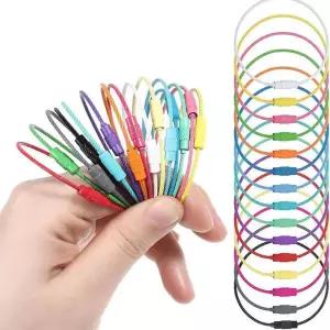 [아트박스]/다데 컬러 와이어링 열쇠고리 DIY 키링와이어 10개 DD-13419