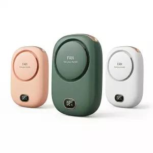 강력한 3단 클립팬 목걸이 휴대용 선풍기 클립 넥선풍기