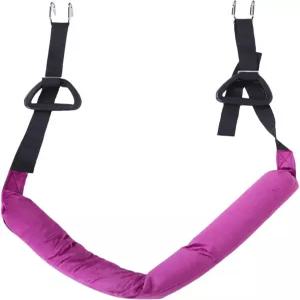 다리 유연성을 조절할 수 있는 이중 후크 디자인이 SASKATE 걸이식 허리 스트레칭 스트랩 등받이 홈 헬스장