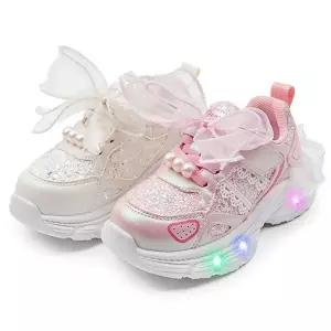 풋풋 라비앙 프릴레이스 LED 운동화 라이팅운동화 라이트운동화 유아운동화 베이비