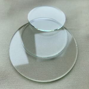 2PCS 손전등 투명 원형 평면 유리 렌즈 직경 70 92 99 110mm 램프 쉐이드 플레이트 현미경 스테이지 보드