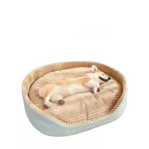 개집 겨울 수면 애완견 및 가능 분해 강아지 매트 침대 세탁 고양이 패브릭