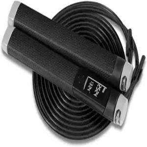 실내/외 피트니스 트레이닝 복싱 조정 칼로리 스키핑 운동을 위한 MVNOIR 줄넘기 디지털 카운터