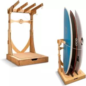 3 및 4 보드용 LIS 스피릿 서핑보드 랙 스탠드 홀더 롱보드용 실내 수납 디스플레이 쇼트보드 스노보드