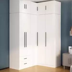 코너 옷장 모서리 좁은방 원목 슬림 침실 수납장농 원룸 싱글 틈새활용 학생