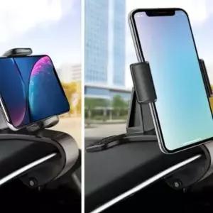 차량핸드폰거치대 차량 계기판 데시보드 부착 휴대폰 거치대 집게형