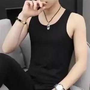 남사친 사계절 솔리드 야상 트레이닝 스판 조끼 저지 나시 민소매 DUCHI2