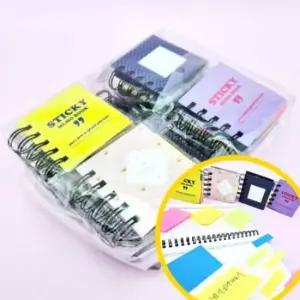 접착식 수첩 메모지 메모 점착 미니 부착식 판촉 16개