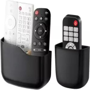 리모컨 벽걸이 TV 팬 홀더 침대 옆 캐디 벽 정리함 휴대폰 사무실 접착 미디어 플레이어 컨트롤러 박스