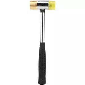 기타 프렛 해머 독일 스타일의 부드러운 고무 손잡이 황동 UHMW 플라스틱 헤드 루티에 뮤지션 수리 및